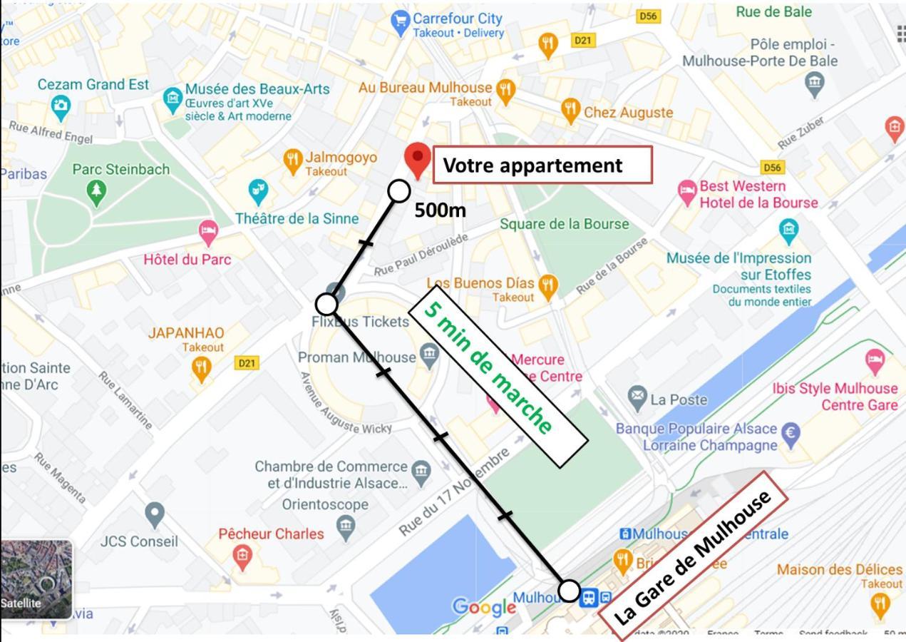 Loft Avec Verriere A 5 Min A Pieds De La Gare Mylhúzy Exteriér fotografie